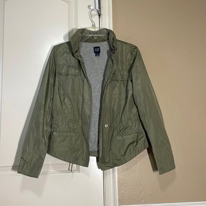 GAP olive green utility jacket (Size XS)